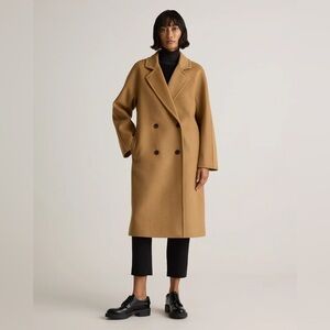 Quince Tan Pea Coat